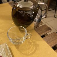 hot peach tea  at Su Guan in Florence