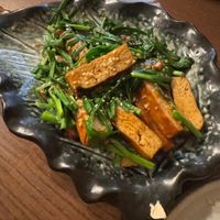 Tofu and chives.  at Su Guan in Florence