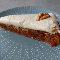 Carrot cake at No Bones in Bagarmossen