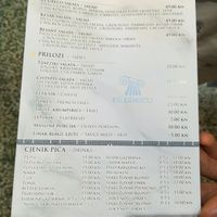 Vegan salads (just ask to make it without meat) and side dishes at El Greco in Tribunj