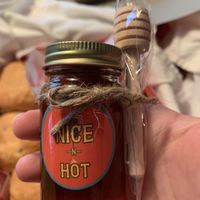 Delicious honey   at NICE Biscuit in Syracuse