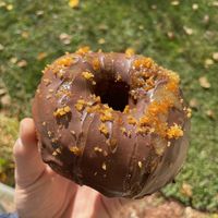 Chocolate orange donut   at NICE Biscuit in Syracuse