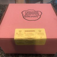 Comes in a pretty box at NICE Biscuit in Syracuse