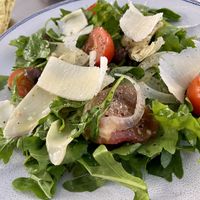 Arugula salad with shaved Parmesan  at Perle Restaurant in Pasadena