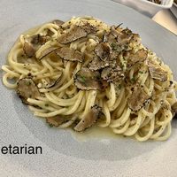 Summer truffle pasta - vegetarian  at Perle Restaurant in Pasadena