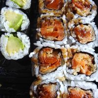 Avocado and sweet potato tempura sushi rolls at Sho Gun in Williston