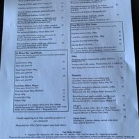 Food menu - ask if there are any specials for the day that are vegan  at Riverbank Estate  in Caversham