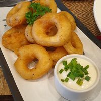 Fried calamari at The Vegano Bistro in Chiang Mai