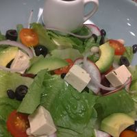 Greek salad at The Vegano Bistro in Chiang Mai