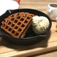 Waffle  at The Vegano Bistro in Chiang Mai