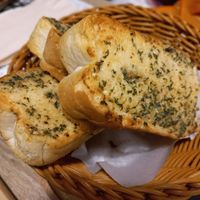 Garlic bread at The Vegano Bistro in Chiang Mai