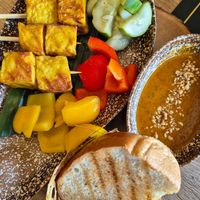 Satay at The Vegano Bistro in Chiang Mai