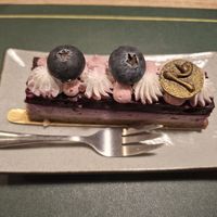 Berry cheesecake at The Vegano Bistro in Chiang Mai