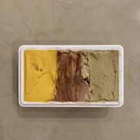 Ice cream: mango, snickers, pistachio   at Bianco Nero in Tel Aviv