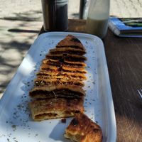 Flatbread at Veganarsist Kadıköy - Osmanağa in Istanbul
