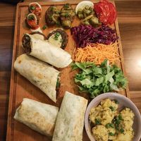 unique narcissist/narsist platter at Veganarsist Kadıköy - Osmanağa in Istanbul