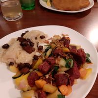 Vegane Blunzengröstl at Velani in Vienna