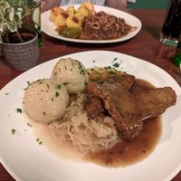 Zwiebelbraten und Kümmelbraten at Velani in Vienna