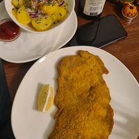 Schnitzel at Velani in Vienna