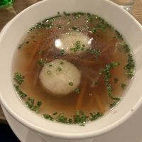 Grießknödelsuppe  at Velani in Vienna