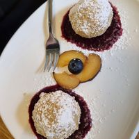 Nougat dumplings at Velani in Vienna