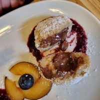 Nougat dumplings at Velani in Vienna