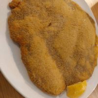 Dazu gabs noch einem Kartoffelsalat und Preiselbeeren at Velani in Vienna