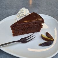 The cake was a bit dry for my liking but very good at Velani in Vienna