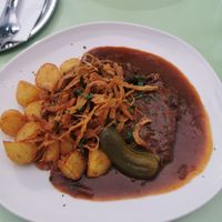 Viennese onion roast at Velani in Vienna