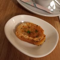 Appetizer-I think it was some sort of white bean spread at Velani in Vienna