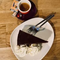 Sachertorte mit Schlagobers  #Veganuary at Velani in Vienna