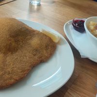 Schnitzel at Velani in Vienna