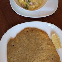 Schnitzel at Velani in Vienna