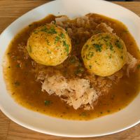 Grammelknödeln at Velani in Vienna