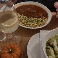 Goulash and spätzle at Velani in Vienna