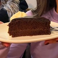 Sachertorte mit Schlagobers  at Velani in Vienna