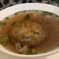 Dumping soup  at Velani in Vienna