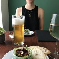 Bread and Rucola feigen at Velani in Vienna