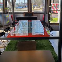 Swings at Tongue In Cheek Ice Cream in Richardson
