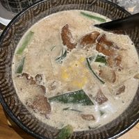 Osaka soup with seitan, on a miso basis   at Noosou in Bremen