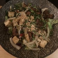 Vegan bowl with seitan and tofu  at Noosou in Bremen