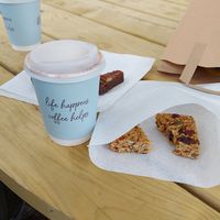 Flapjack at Happyccino in Wimborne