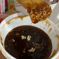 Sesame tofu  at Sidewok Cafe in Denver