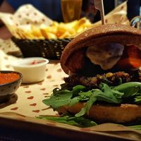 Hanf im Glück, Homemade fries and Tomato salsa at Burgerheart in Ingolstadt