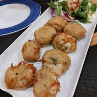 Vegan croquettes at Kasko in Bilbao