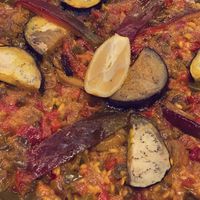 vegetable paella  at Kasko in Bilbao