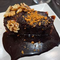 Vegan brownie at Kasko in Bilbao