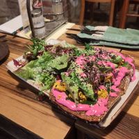 Scrambled tofu sandwich at Wanderlust in Regensburg