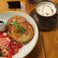 Banana pancakes at Wanderlust in Regensburg