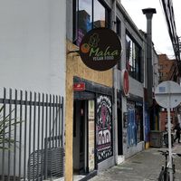Entrance  at Maha Vegan Food in Bogota